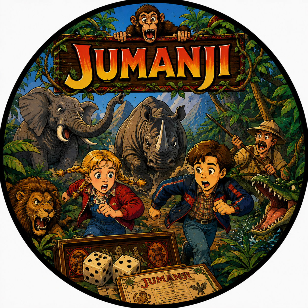 Buttons - 90s Theme - Jumanji #108128