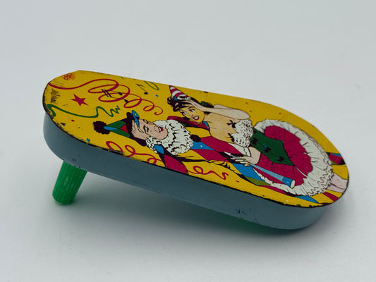 Tin Noisemaker - Vintage - Spinner - Masquerade Party 1950s/60s #105446