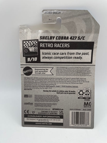 Hot Wheels - Retro Racers #152 9/10 Shelby Cobra 427 S/C Blue 2022 #103174