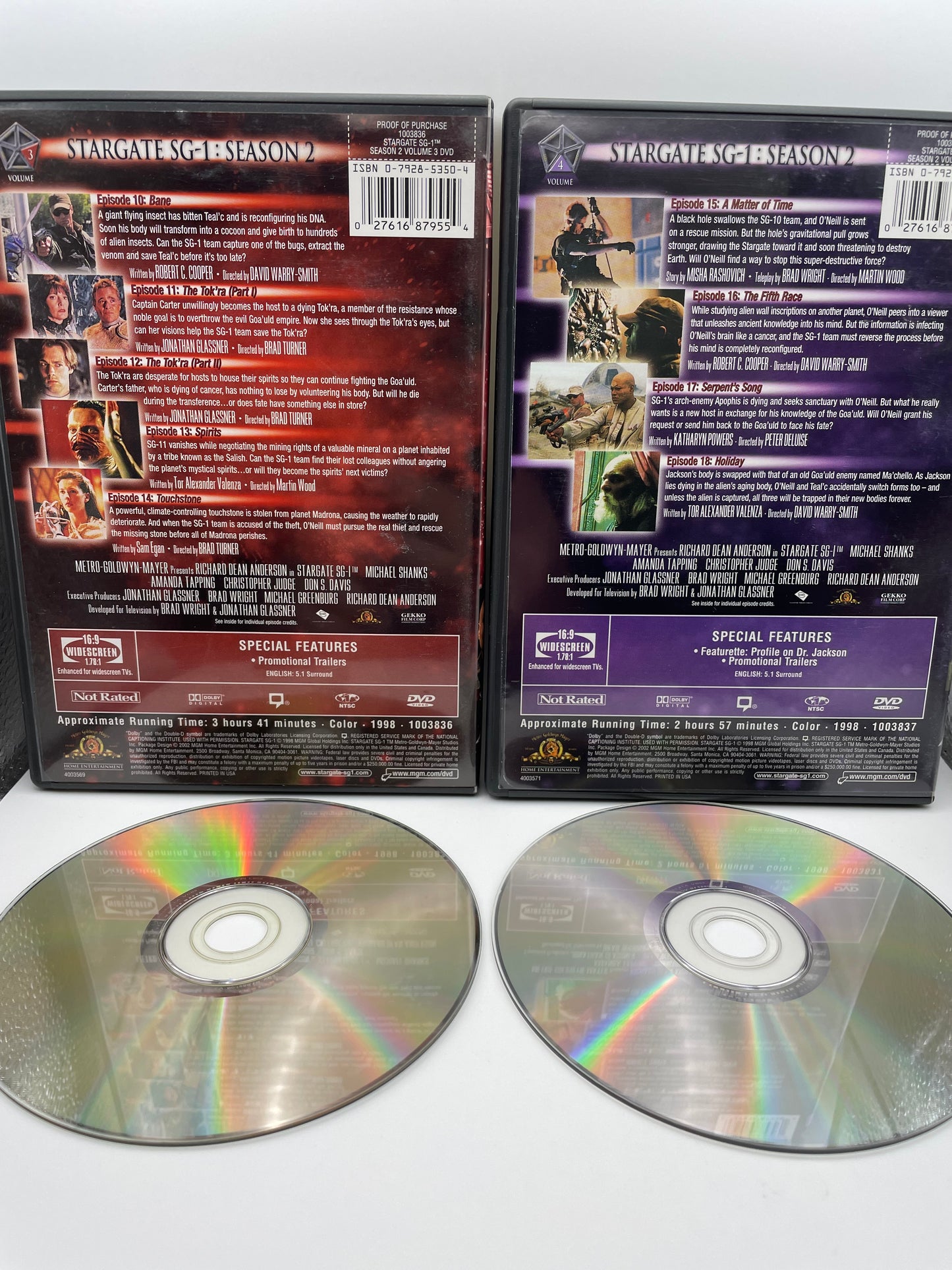 Dvd - Stargate SG1 - Season 2 Set 1998 #100616