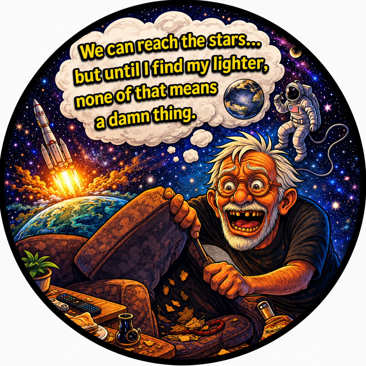 Button - WTHC-Radio - Reach the Stars