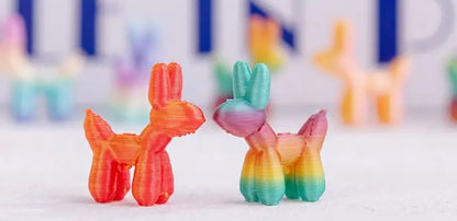 Mini Resin / 3D Print - Balloon Dog - Assorted Colors #107199