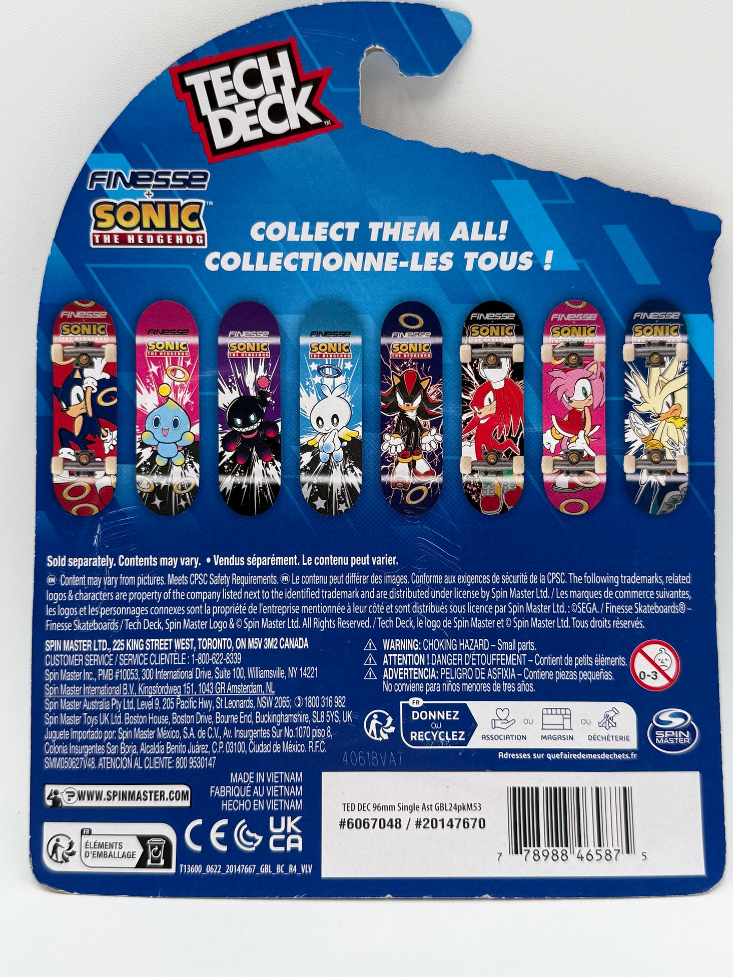 Sonic - Tech Deck - Finesse Skateboard  - Angel Chao 2024 #107305