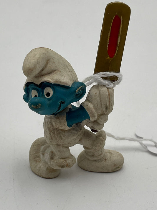 Smurfs - Cricket Player Smurf 1980 #103864