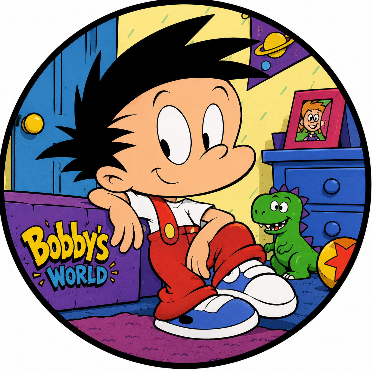 Button - 90s Theme - Bobby’s World