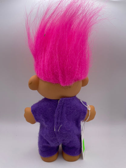Trolls - Purple Felt Onesie - Pink Hair #101103