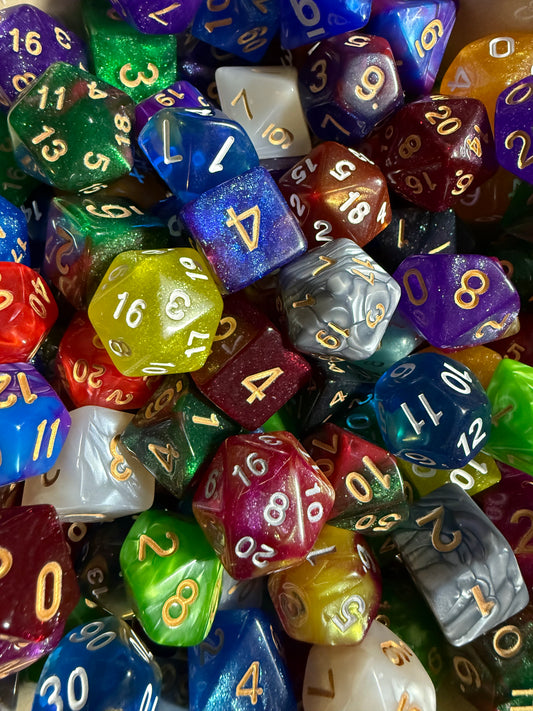 D&D Dice - Bulk Assorted - 4 for $3 #106637