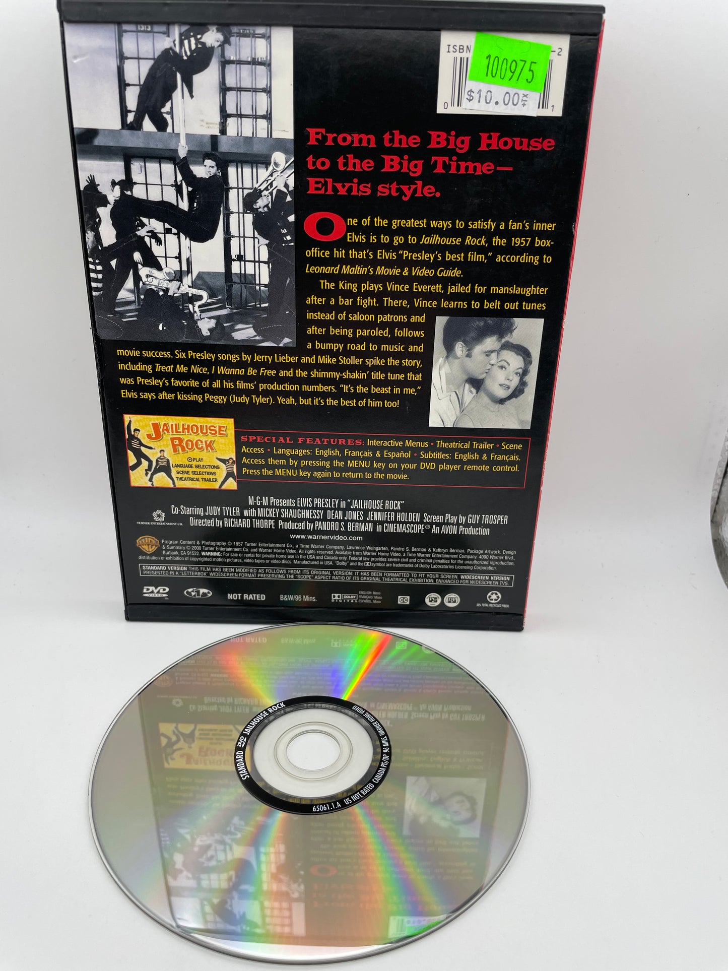 DVD - Elvis Presley Jailhouse Rock #100975