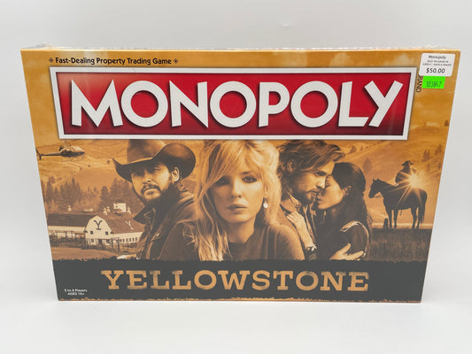 Games - Monopoly - Yellowstone Edition - Factory Sealed 2022 #103847