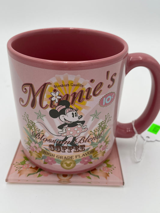 Disney - Mini Mouse “Blossom Blend” Mug & Coaster Set #102716