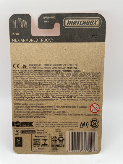 Matchbox - MBX Armored Truck 85/100 - 2022 #103376