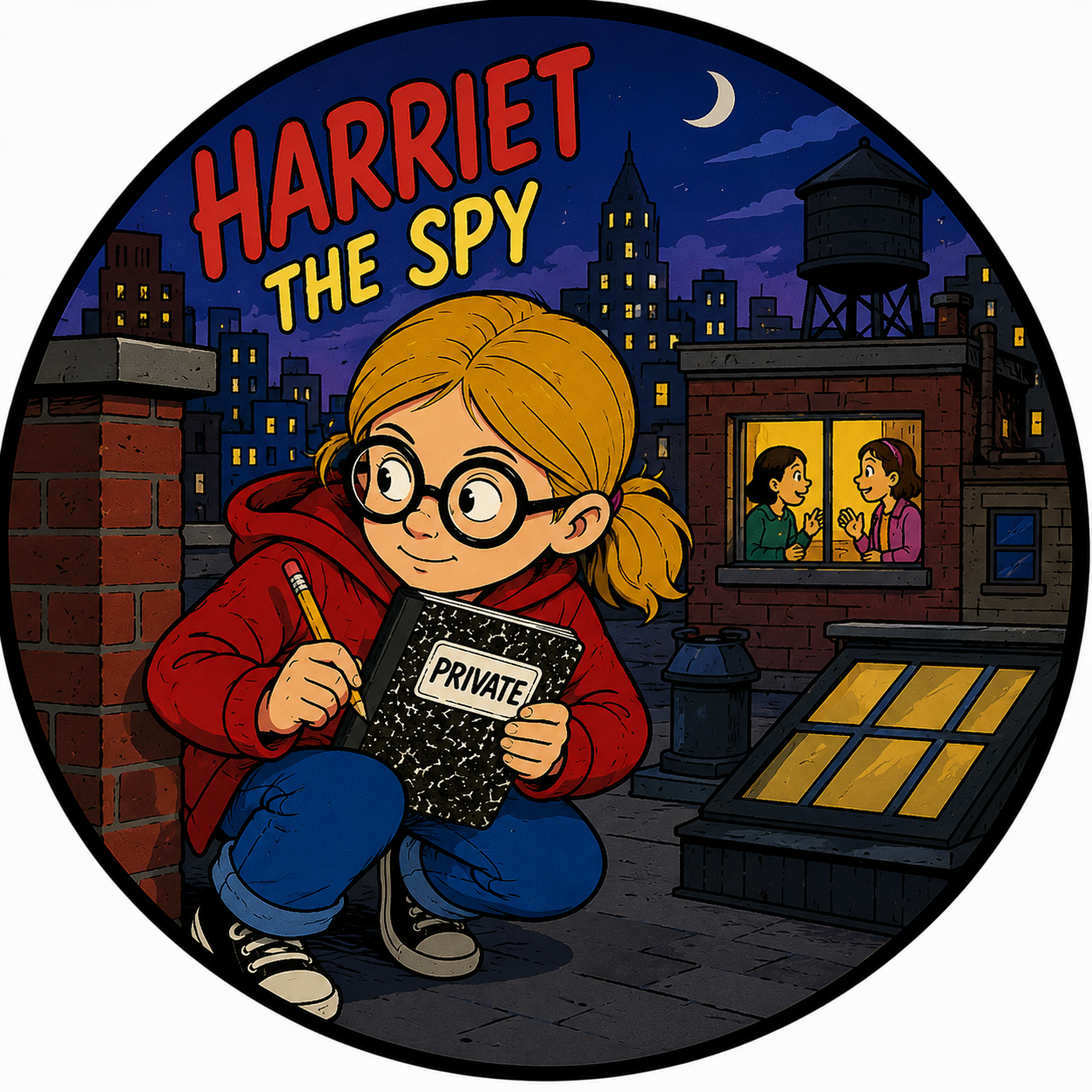 Buttons - 90s Theme - Harriet The Spy #108119