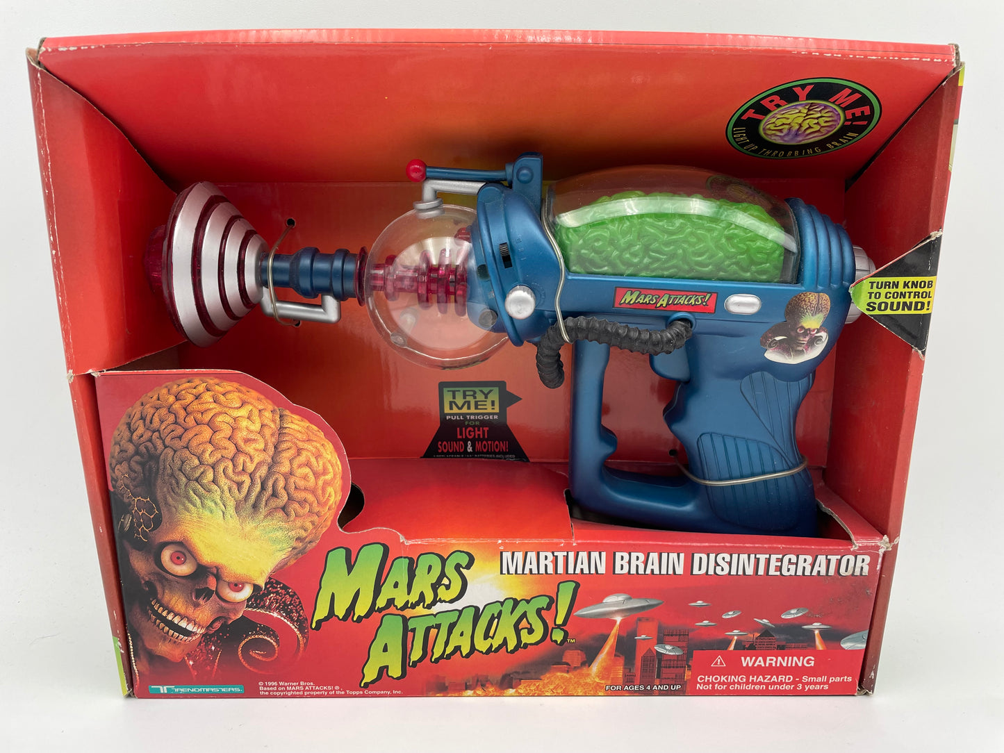 Mars Attacks! - Martian Brain Disintegrator Blue 1996 #104735