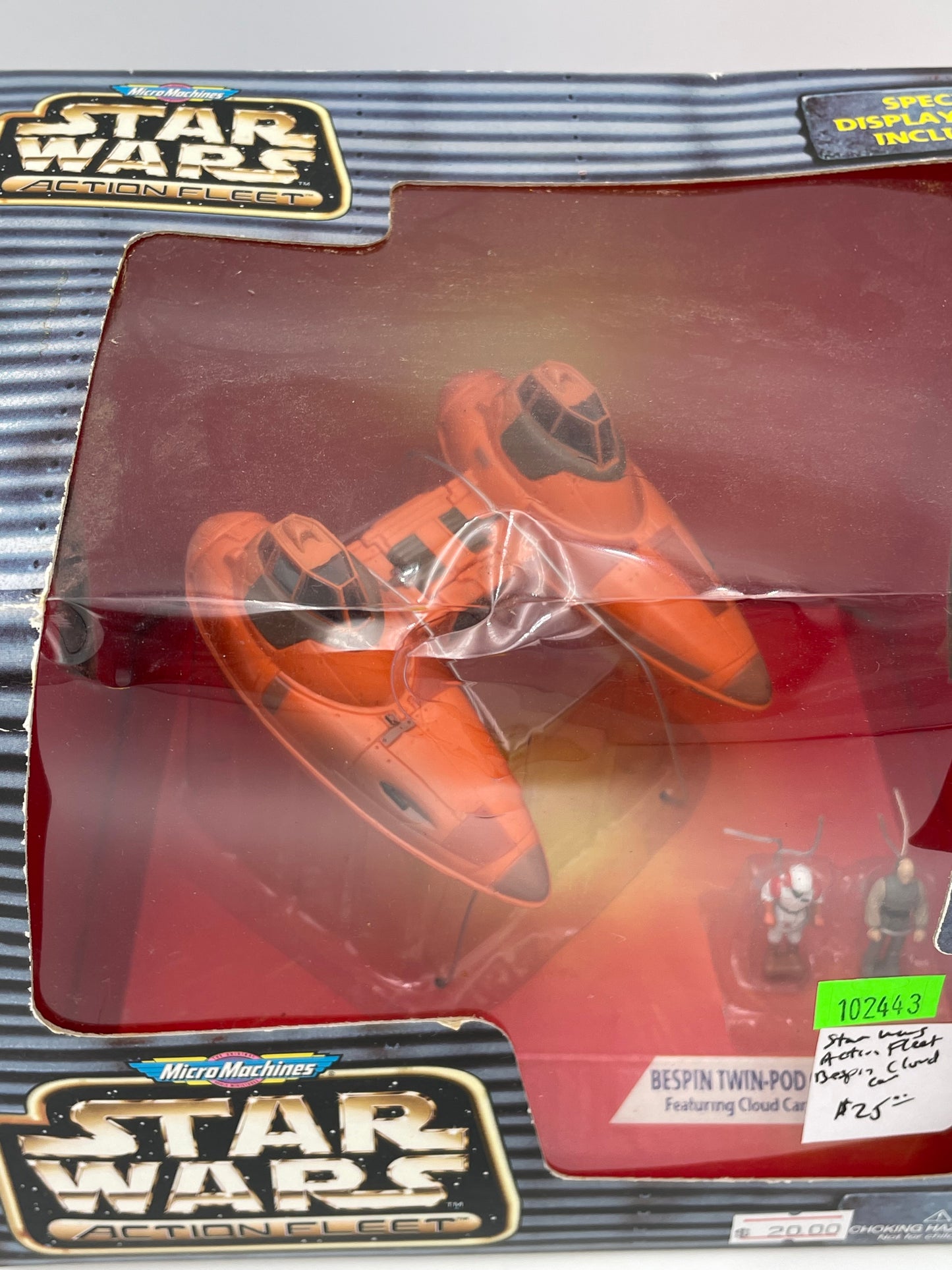 Star Wars - Micro Machines - Action Fleet - Bespin Twin Pod Cloud Car 1996 #102443
