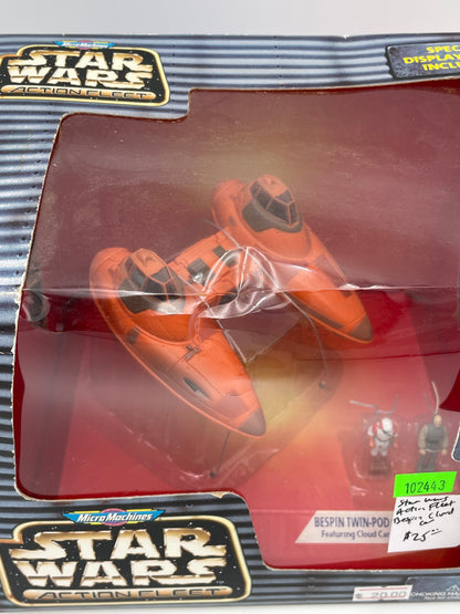 Star Wars - Micro Machines - Action Fleet - Bespin Twin Pod Cloud Car 1996 #102443