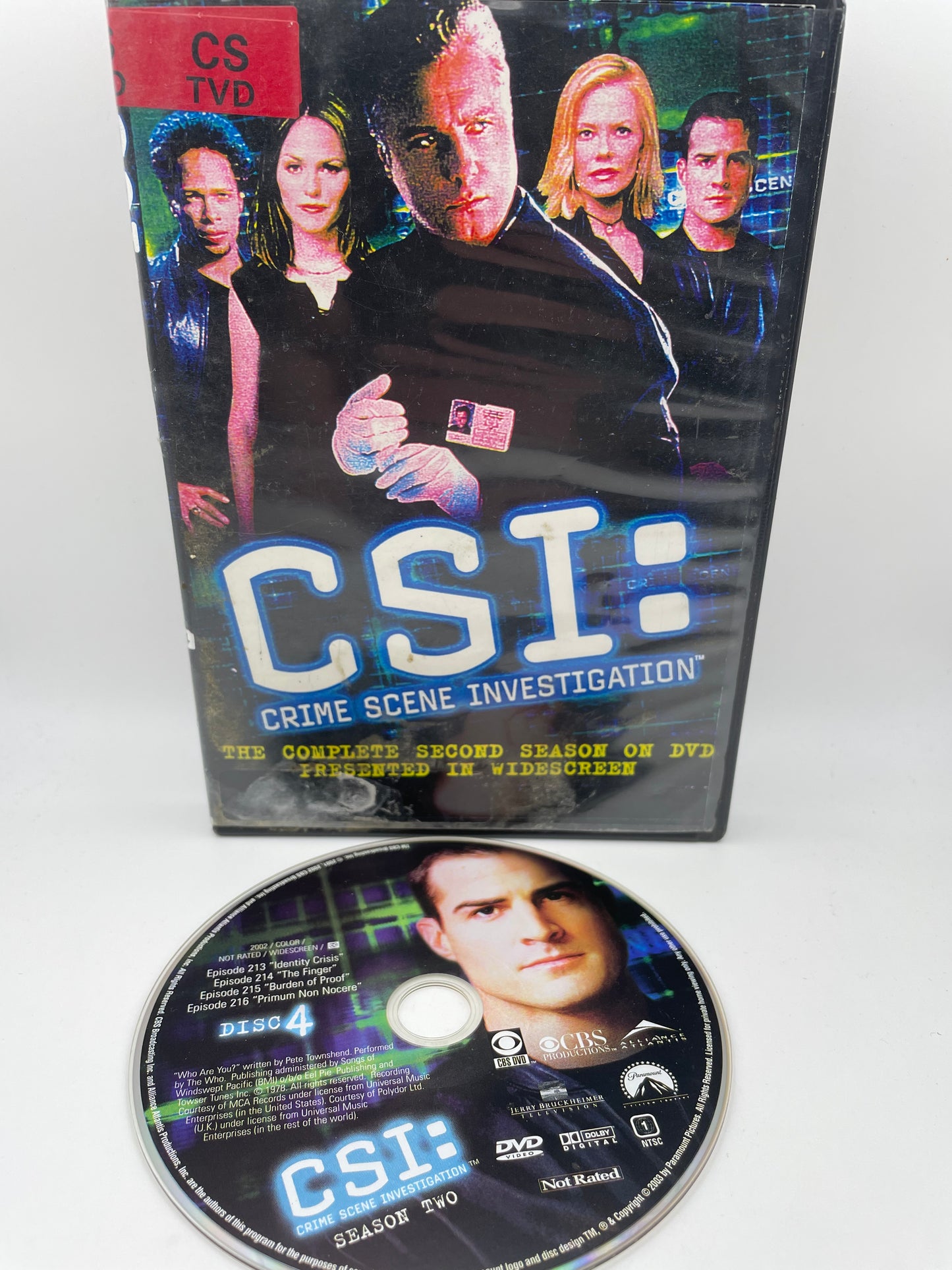 DVD - CSI Season 2 - Disk 4 - #101062