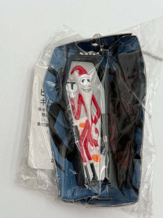 Nightmare Before Christmas - Coffin Keychain - Santa Jack 1990s #105406