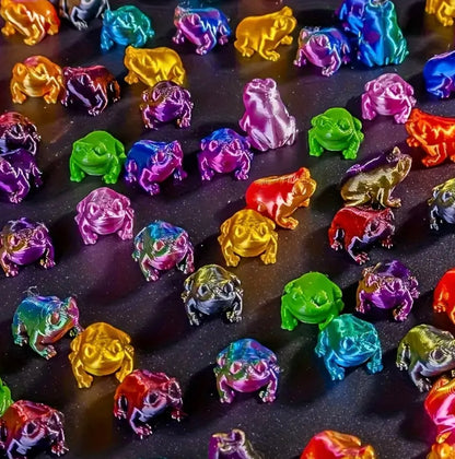 Mini Resin / 3D Print - Frog - Assorted Colors #107202