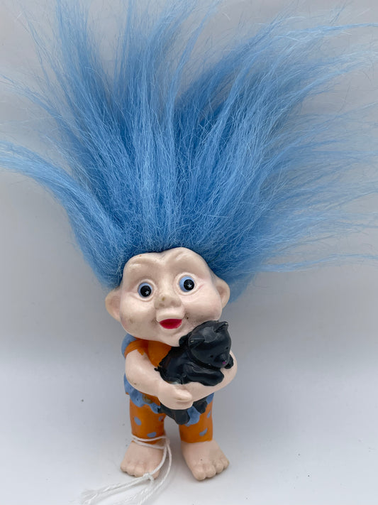 Trolls - Magic Baby with Cat - Blue Hair #101132