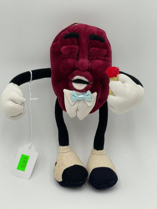 California Raisins - Hard Plush - Large Microphone Singer 1987 #103859