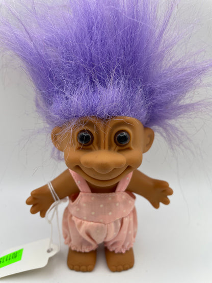 Trolls - Pink Bunny Tail Jumper - Purple Hair #101115