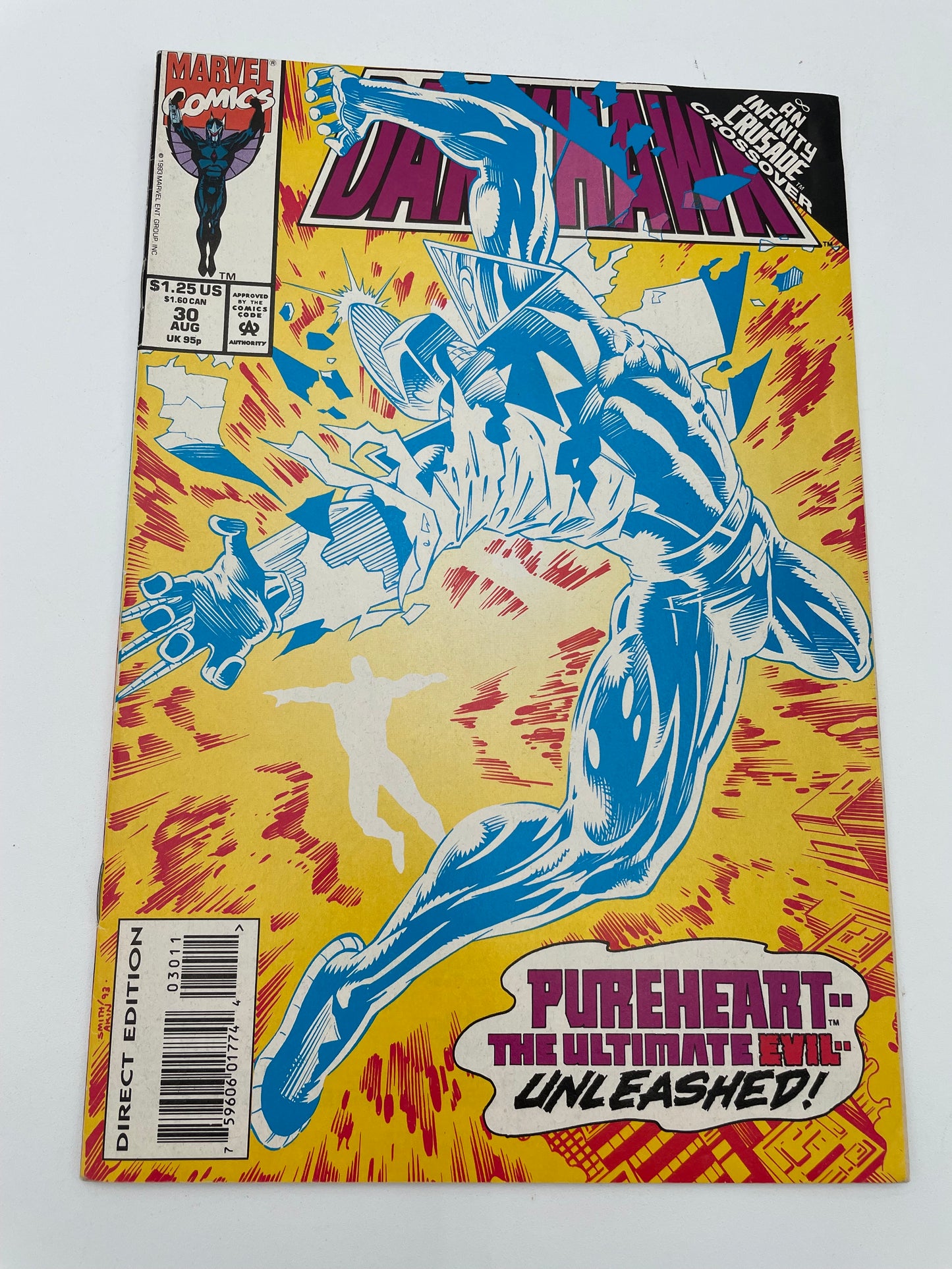 Marvel Comics - Darkhawk #30 - August 1993 #102242