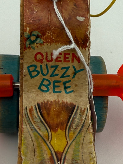 Fisher Price - Queen Buzzy Bee Pull Toy 1960s #104927