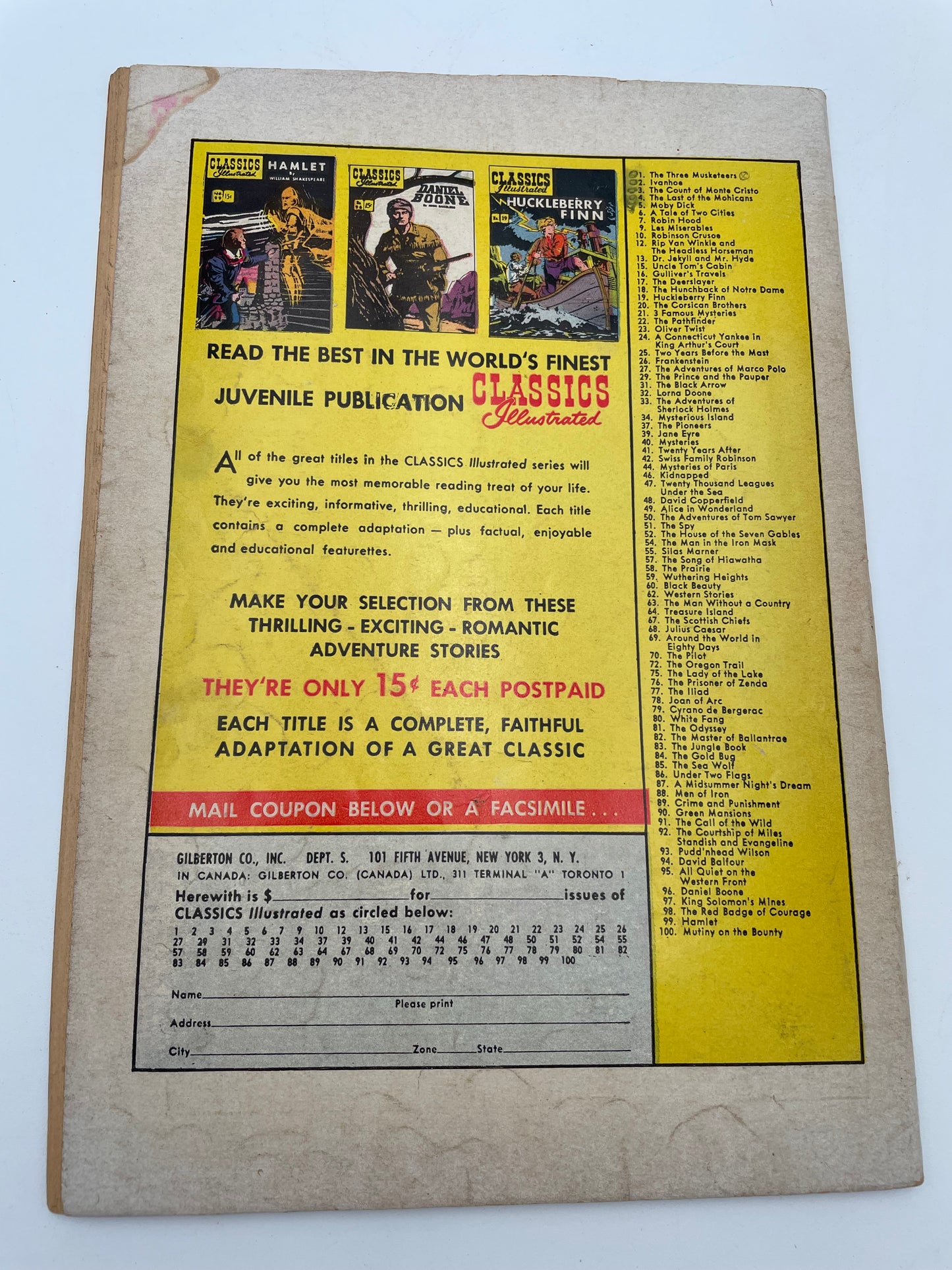 Classic Illustrated Comics - Mutiny on the Bounty - 1952 #102213