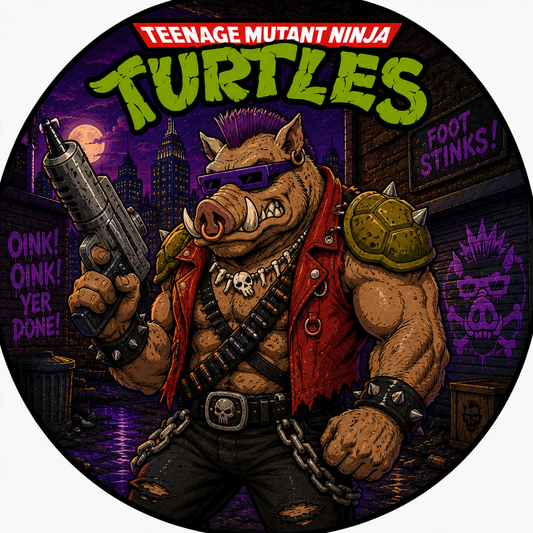 Button - 80s Theme - Teenage Mutant Ninja Turtles - Bebop #107691