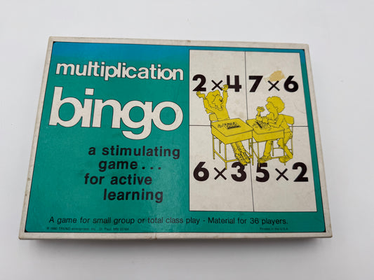Trend Enterprises - Multiplication Bingo Game 1980 #105104
