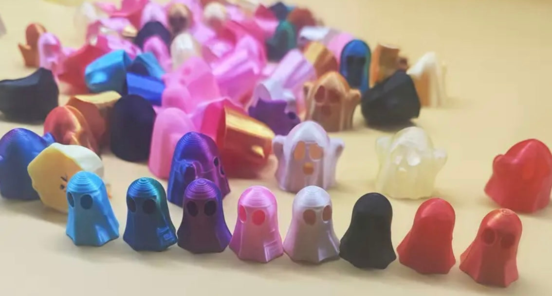 Mini Resin / 3D Print - Ghosts - Assorted Styles & Colors #107192