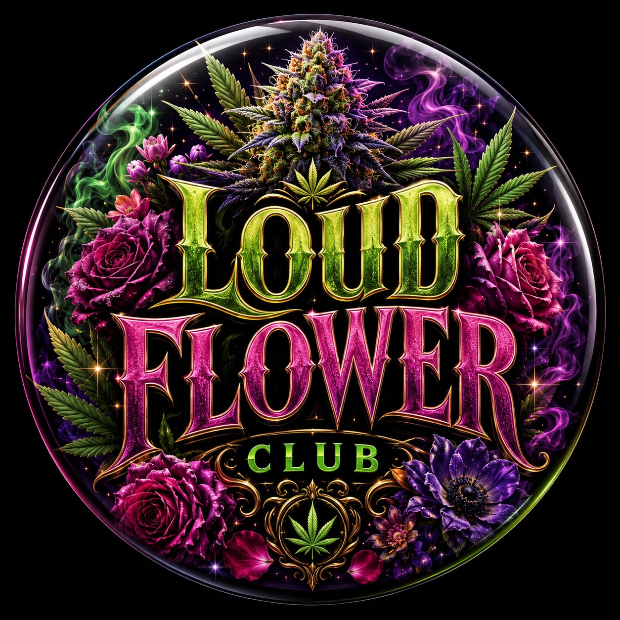 Buttons - WTHC-Radio - Loud Flower Club