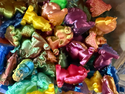 Mini Resin / 3D Print - Unicorns - Rainbow Assorted #106706