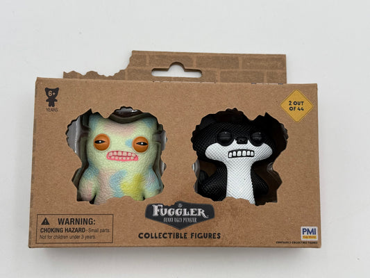 Fuggler - Collectible Figures - 2 Pack - Tye Dye Munch Munch & Black Suspicious Fox (CHASE) 2024 #105124