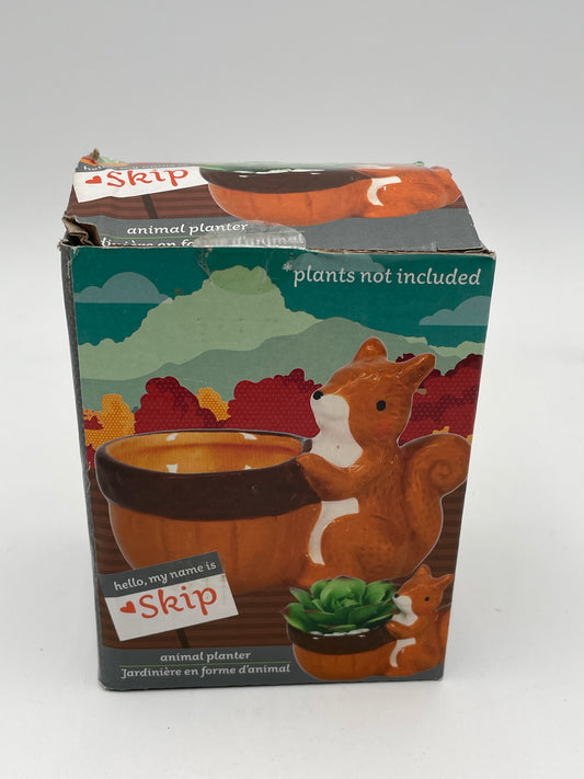 Ceramic - Squirrel Planter “Skip” #104566