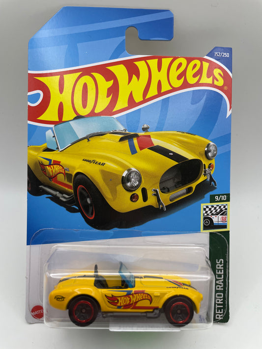 Hot Wheels - Retro Racers #152 9/10 Shelby Cobra 427 S/C Yellow 2022 #103175