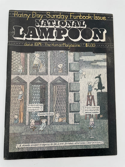 National Lampoons Magazine - Rainy Day Sunday Funbook Issue - June 1974 #101754