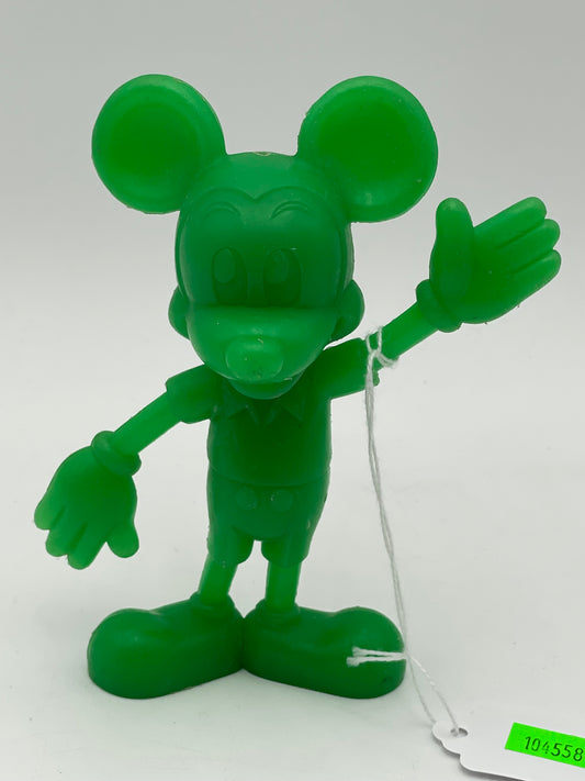 Disney - Louis Marx & Co. - Green Plastic Mickey Mouse 1971 #104558