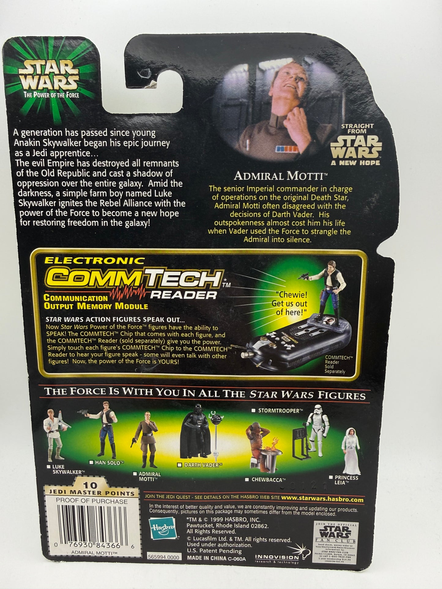 Star Wars - The Power of the Force - Admiral Mott 1999 #107498