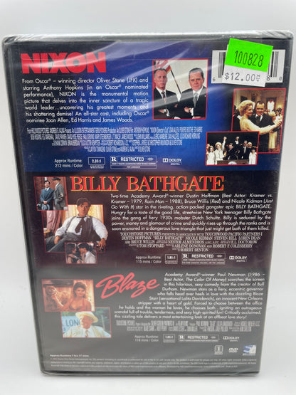 DVD - 3 Movie Set - Nixon, Billy Bathgate & Blaze 2012 #100828