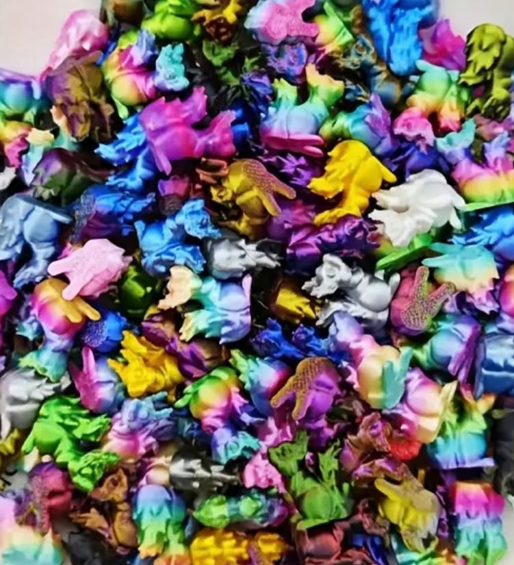 Mini Resin / 3D Print - Squirres - Assorted Colors #107189