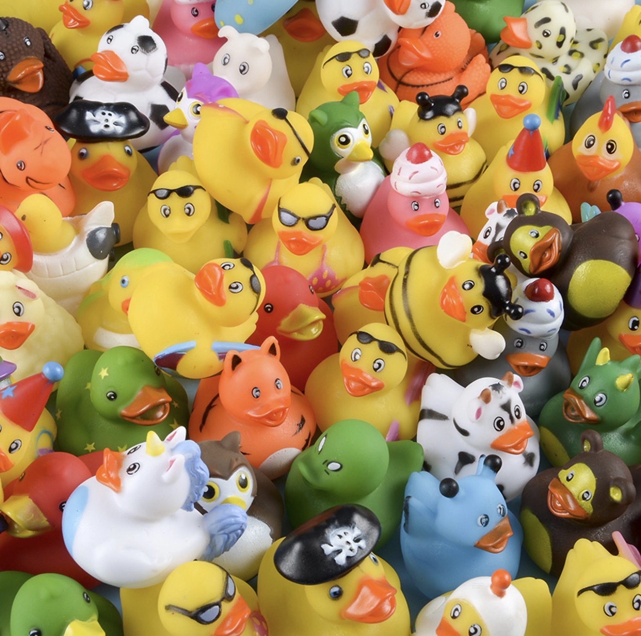 Rubber Ducks - Assorted - 2” Size #108276