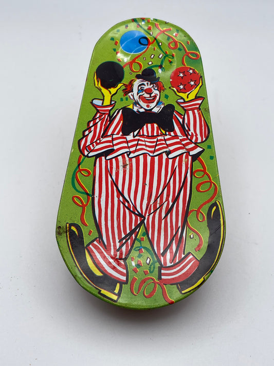 Tin Noisemaker - Clown Spinner #101849A