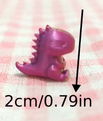 Mini Resin / 3D Print - Sitting Dinosaurs - Assorted Colors #107210