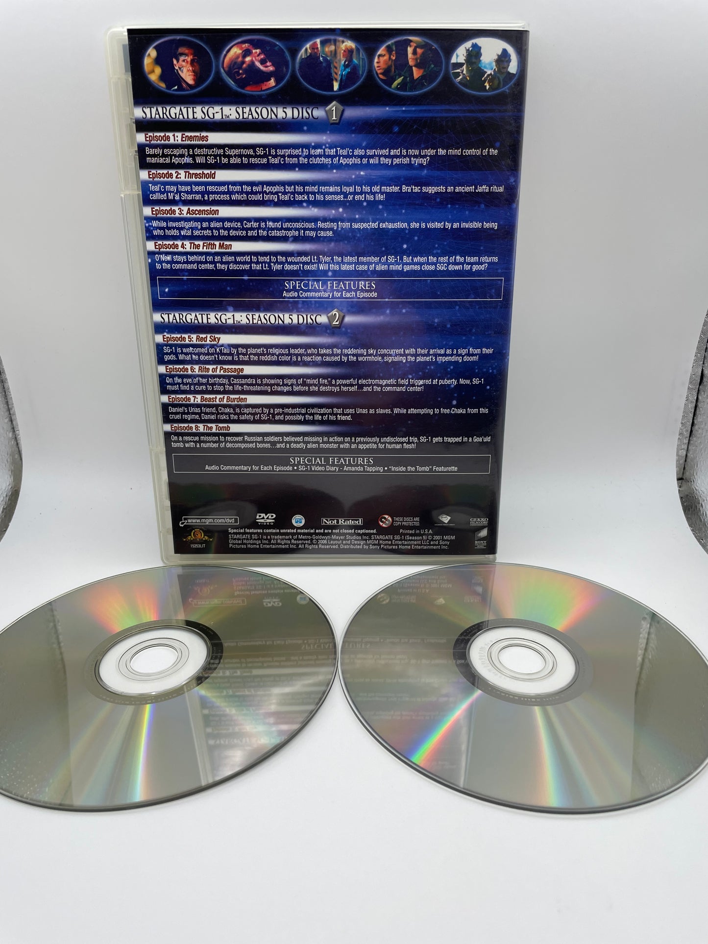 Dvd - Stargate SG1 - Season 5 Set 2001 #100618