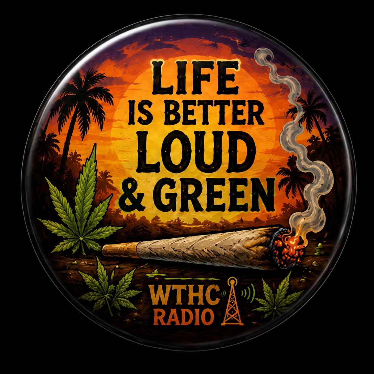 Buttons - WTHC-Radio - Life Is Better