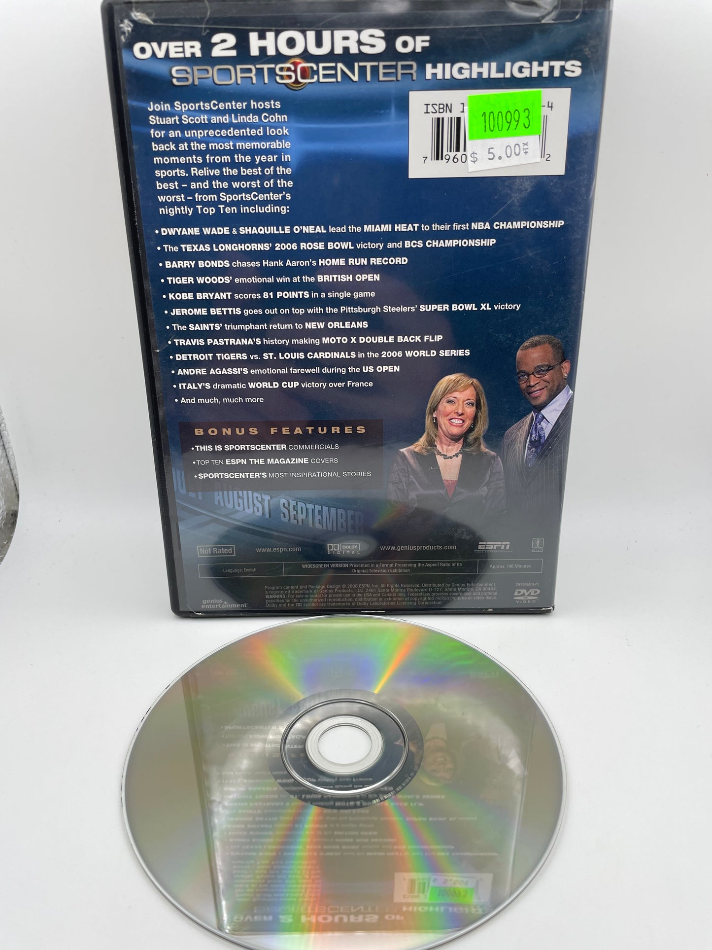DVD - ESPN Sports Center Year in Review 2006 #100993