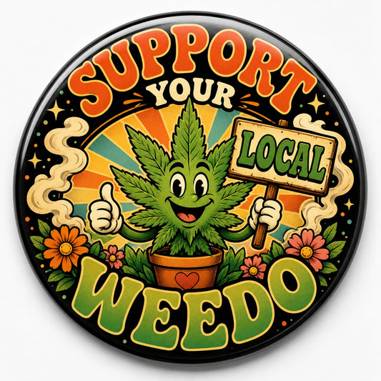 Buttons - WTHC-Radio - Support Your Weedo #107943
