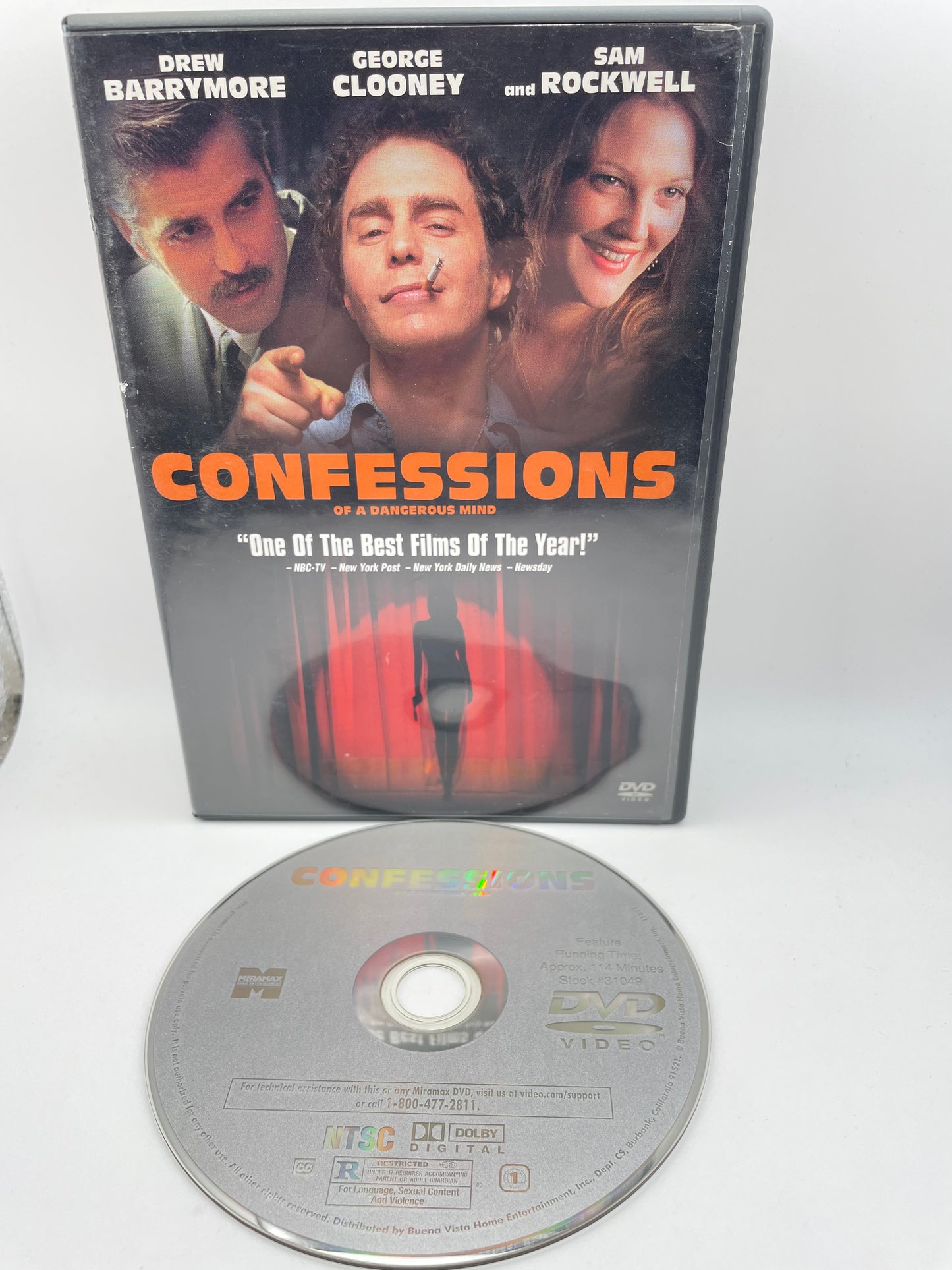 DVD - Confessions of a Dangerous Mind 2002 #101038