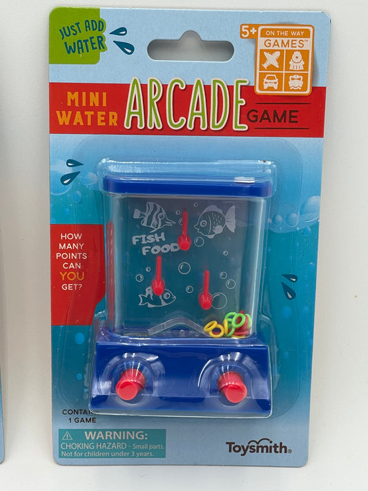 Mini Arcade Water Game - Fish Food - Blue #103999